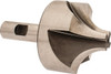 Hertel 1" Radius, 2-3/4" Diam, 4 Flute High Speed Steel Corner Rounding End Mill Single End, Uncoated, 4-1/2" OAL, 3/4" Shank Diam 13090 - 79573168