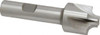 KEO 5mm Radius, 7/8" Diam, 4 Flute High Speed Steel Corner Rounding End Mill Single End, Uncoated, 3" OAL, 1/2" Shank Diam 14419 - 33019050