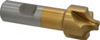 Value Collection 5/16" Radius, 1-1/8" Diam, 4 Flute High Speed Steel Corner Rounding End Mill Single End, TiN Finish, 3-1/2" OAL, 3/4" Shank Diam 183-6213 - 05208624