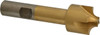 Value Collection 7/32" Radius, 7/8" Diam, 4 Flute High Speed Steel Corner Rounding End Mill Single End, TiN Finish, 3-1/4" OAL, 1/2" Shank Diam 183-6148 - 05208509