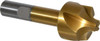 Value Collection 21/64" Radius, 1-1/8" Diam, 4 Flute High Speed Steel Corner Rounding End Mill Single End, TiN Finish, 3-1/4" OAL, 1/2" Shank Diam 183-6759 - 05208640