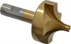Value Collection 7/8" Radius, 2-1/2" Diam, 4 Flute High Speed Steel Corner Rounding End Mill Single End, TiN Finish, 4-1/2" OAL, 3/4" Shank Diam 183-6551 - 05208996