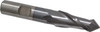 Cleveland 9/16" Diam, 1-1/8" LOC, 2 Flute, 90° Point Angle, High Speed Steel Drill Mill TiCN Finish, 3-1/8" OAL, 1/2" Shank Diam C40524 - 87406054