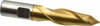 Cleveland 5/8" Diam, 1-5/16" LOC, 2 Flute, 90° Point Angle, High Speed Steel Drill Mill TiN Finish, 3-7/16" OAL, 5/8" Shank Diam C40512 - 87406336