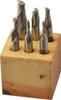 Value Collection 1/8 to 1/2", 2 Flute Square End Mill Set Uncoated, Cobalt, Double End, 3/8, 1/2" Shank Diam, Centercutting 723-2426 - 01874015