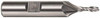 Cleveland 1" Diam, 1-5/8" LOC, 2 Flute High Speed Steel Keyway End Mill Spiral Flute, TiN Finish, 1" Shank Diam, 4-1/2" OAL, 30° Helix, Centercutting C38952 - 87397253