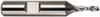 Hertel 5/16" Diam, 9/16" LOC, 2 Flute High Speed Steel Keyway End Mill Spiral Flute, Uncoated, 3/8" Shank Diam, 2-5/16" OAL, 30° Helix, Centercutting GG99914230 - 84508183