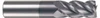 Accupro 5/8" Diam 4-Flute 40° Solid Carbide Square Roughing & Finishing End Mill AlTiN Finish, 7/8" LOC, 3" OAL, 5/8" Shank Diam, Chipbreaker, Stub Length 12184996 - 73902058