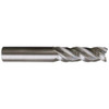 Kennametal 1/2" Diam 3-Flute 38° Solid Carbide Square Roughing & Finishing End Mill Uncoated, 1-1/4" LOC, 3" OAL, 1/2" Shank Diam, Chipbreaker, Regular Length, Series ABDE 3660429 - 85072692