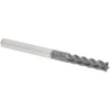 Accupro 3mm, 12mm LOC, 3mm Shank Diam, 38mm OAL, 4 Flute, Solid Carbide Square End Mill Single End, AlTiN Finish, Spiral Flute, 40° Helix, Centercutting, Right Hand Cut, Right Hand Flute 12182375 - 60056983