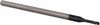 Accupro 1/16", 0.093" LOC, 1/8" Shank Diam, 2-1/2" OAL, 3 Flute, Solid Carbide Square End Mill Single End, AlTiN Finish, Spiral Flute, 30° Helix, Centercutting, Right Hand Cut, Right Hand Flute, Series Miniature 6501304 - 62785886