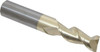 Accupro 13/32", 1" LOC, 7/16" Shank Diam, 2-3/4" OAL, 2 Flute, Solid Carbide Square End Mill Single End, ZrN Finish, Spiral Flute, 45° Helix, Centercutting, Right Hand Cut, Right Hand Flute 25040616C5 - 01150572