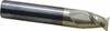 Accupro 1/2", 5/8" LOC, 1/2" Shank Diam, 3" OAL, 2 Flute, Solid Carbide Square End Mill Single End, ZrN Finish, Spiral Flute, 45° Helix, Centercutting, Right Hand Cut, Right Hand Flute 25050010C5 - 01150630