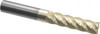 Accupro 5/8", 2-1/2" LOC, 5/8" Shank Diam, 5" OAL, 5 Flute, Solid Carbide Square End Mill Single End, ZrN Finish, Spiral Flute, 37° Helix, Centercutting, Right Hand Cut, Right Hand Flute 55062540C5 - 77214302