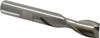 Cleveland 7/16", 13/16" LOC, 3/8" Shank Diam, 2-11/16" OAL, 2 Flute, High Speed Steel Square End Mill Single End, Uncoated, Spiral Flute, 30° Helix, Centercutting, Right Hand Cut, Right Hand Flute, Series HG-2 C41615 - 87392833