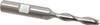 Cleveland 1/4", 1-1/4" LOC, 3/8" Shank Diam, 3-1/16" OAL, 2 Flute, High Speed Steel Square End Mill Single End, Uncoated, Spiral Flute, 30° Helix, Centercutting, Right Hand Cut, Right Hand Flute, Series HG-2 C39066 - 87402319