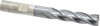 Cleveland 3/8", 1-1/2" LOC, 3/8" Shank Diam, 3-1/4" OAL, 4 Flute, High Speed Steel Square End Mill Single End, TiCN Finish, Spiral Flute, 30° Helix, Centercutting, Right Hand Cut, Right Hand Flute, Series HG-4C C33412 - 87415659
