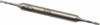 Cleveland 1/16", 7/32" LOC, 3/16" Shank Diam, 2-1/2" OAL, 2 Flute, High Speed Steel Square End Mill Double End, Uncoated, Spiral Flute, 30° Helix, Centercutting, Right Hand Cut, Right Hand Flute, Series HMD-2 C41070 - 87374559