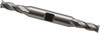 Cleveland 17/64", 11/16" LOC, 3/8" Shank Diam, 3-3/8" OAL, 4 Flute, High Speed Steel Square End Mill Double End, Uncoated, Spiral Flute, 30° Helix, Centercutting, Right Hand Cut, Right Hand Flute, Series HD-4C C33034 - 87407334