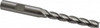 Cleveland 9/32", 2" LOC, 3/8" Shank Diam, 3-3/4" OAL, 4 Flute, High Speed Steel Square End Mill Single End, Uncoated, Spiral Flute, 30° Helix, Centercutting, Right Hand Cut, Right Hand Flute, Series HG-4C C33430 - 87417036