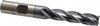 Cleveland 7/16", 1-3/4" LOC, 1/2" Shank Diam, 3-3/4" OAL, 4 Flute, High Speed Steel Square End Mill Single End, TiCN Finish, Spiral Flute, 30° Helix, Centercutting, Right Hand Cut, Right Hand Flute, Series HG-4C C33414 - 87415675