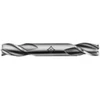 Cleveland 7/32", 0.563" LOC, 3/8" Shank Diam, 3-1/4" OAL, 3 Flute, High Speed Steel Square End Mill Double End, TiN Finish, Spiral Flute, 30° Helix, Centercutting, Right Hand Cut, Right Hand Flute, Series HD-3 C39599 - 87414736