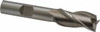 Cleveland 1/2", 1" LOC, 3/8" Shank Diam, 2-11/16" OAL, 3 Flute, High Speed Steel Square End Mill Single End, Uncoated, Spiral Flute, 30° Helix, Centercutting, Right Hand Cut, Right Hand Flute, Series HG-3 C39650 - 87410577