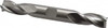 Cleveland 1/2", 1" LOC, 1/2" Shank Diam, 4-1/8" OAL, 3 Flute, High Speed Steel Square End Mill Double End, Uncoated, Spiral Flute, 30° Helix, Centercutting, Right Hand Cut, Right Hand Flute, Series HD-3 C39587 - 87414033