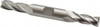 Cleveland 13/32", 1" LOC, 1/2" Shank Diam, 4-1/2" OAL, 4 Flute, High Speed Steel Square End Mill Double End, Uncoated, Spiral Flute, 30° Helix, Centercutting, Right Hand Cut, Right Hand Flute, Series HD-4C C33041 - 87407631