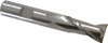 Cleveland 39/64", 1-1/8" LOC, 1/2" Shank Diam, 3-3/8" OAL, 2 Flute, High Speed Steel Square End Mill Single End, Uncoated, Spiral Flute, 30° Helix, Centercutting, Right Hand Cut, Right Hand Flute, Series HG-2 C33752 - 87393633