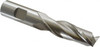 Cleveland 3/4", 2-1/4" LOC, 3/4" Shank Diam, 5-1/4" OAL, 2 Flute, High Speed Steel Square End Mill Single End, Uncoated, Spiral Flute, 30° Helix, Centercutting, Right Hand Cut, Right Hand Flute, Series HG-2 C41724 - 87402491