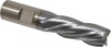 Cleveland 3/4", 1-5/8" LOC, 3/4" Shank Diam, 3-7/8" OAL, 4 Flute, High Speed Steel Square End Mill Single End, TiCN Finish, Spiral Flute, 30° Helix, Left Hand Cut, Left Hand Flute, Series HG-4LL C33625 - 87386934