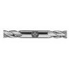 Cleveland 13/16", 1-7/8" LOC, 7/8" Shank Diam, 6-1/8" OAL, 4 Flute, High Speed Steel Square End Mill Double End, TiCN Finish, Spiral Flute, 30° Helix, Centercutting, Right Hand Cut, Right Hand Flute, Series HD-4C C33134 - 87408498