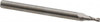 Hertel 1/16", 1/8" LOC, 1/8" Shank Diam, 1-1/2" OAL, 2 Flute, Solid Carbide Square End Mill Single End, Uncoated, Spiral Flute, 30° Helix, Centercutting, Right Hand Cut 750017 - 88247523