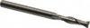 Hertel 1/8", 1/2" LOC, 1/8" Shank Diam, 1-1/2" OAL, 2 Flute, Solid Carbide Square End Mill Single End, Uncoated, Spiral Flute, 30° Helix, Centercutting, Right Hand Cut 750158 - 88247713