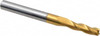 Hertel 5/32", 9/16" LOC, 3/16" Shank Diam, 2" OAL, 3 Flute, Solid Carbide Square End Mill Single End, TiN Finish, 30° Helix, Centercutting, Right Hand Cut 750674 - 89311971