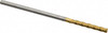 Hertel 1/8", 1" LOC, 1/8" Shank Diam, 3" OAL, 4 Flute, Solid Carbide Square End Mill Single End, TiN Finish, Spiral Flute, 30° Helix, Centercutting, Right Hand Cut, Right Hand Flute 750440 - 88250139