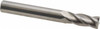 Hertel 5/16", 13/16" LOC, 5/16" Shank Diam, 2-1/2" OAL, 4 Flute, Solid Carbide Square End Mill Single End, Uncoated, Spiral Flute, 30° Helix, Centercutting, Right Hand Cut, Right Hand Flute 750177 - 88246293