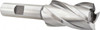 Hertel 7/8", 1-5/8" LOC, 1/2" Shank Diam, 3-5/8" OAL, 4 Flute, High Speed Steel Square End Mill Single End, Uncoated, Spiral Flute, 30° Helix, Right Hand Cut, Right Hand Flute GG031956 - 84508811