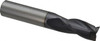 Hertel 1/2", 1" LOC, 1/2" Shank Diam, 3" OAL, 3 Flute, Solid Carbide Square End Mill Single End, AlTiN Finish, 30° Helix, Centercutting, Right Hand Cut 750319 - 59928432