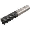 Iscar 12mm, 25mm LOC, 12mm Shank Diam, 83mm OAL, 6 Flute, Solid Carbide Square End Mill Single End, TiAlN Finish, Spiral Flute, 45° Helix, Right Hand Cut, Right Hand Flute 5620622 - 03348794
