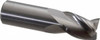 Kennametal 3/4", 1" LOC, 3/4" Shank Diam, 3" OAL, 3 Flute, Solid Carbide Square End Mill Single End, Uncoated, Spiral Flute, 35° Helix, Centercutting, Right Hand Cut, Right Hand Flute, Series AADE 5059165 - 85186112