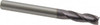 M.A. Ford 1/4", 3/4" LOC, 1/4" Shank Diam, 2-1/2" OAL, 3 Flute, Solid Carbide Square End Mill Single End, TiAlN Finish, Spiral Flute, 30° Helix, Centercutting, Right Hand Cut, Right Hand Flute, Series 116 11625000A - 02299535