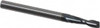 OSG 7/64", 3/8" LOC, 1/8" Shank Diam, 1-1/2" OAL, 2 Flute, Solid Carbide Square End Mill Single End, TiAlN Finish, Spiral Flute, 30° Helix, Centercutting, Right Hand Cut, Right Hand Flute, Series 402 402-109411 - 01185032