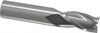 RobbJack 3/4", 1-1/2" LOC, 3/4" Shank Diam, 4" OAL, 3 Flute, Solid Carbide Square End Mill Single End, Uncoated, Spiral Flute, 30° Helix, Centercutting, Right Hand Cut, Right Hand Flute, Series C1-301 C1-301-24 - 00403840