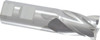 RobbJack 1", 1-1/2" LOC, 1" Shank Diam, 4" OAL, 4 Flute, Solid Carbide Square End Mill Single End, Uncoated, Spiral Flute, 30° Helix, Centercutting, Right Hand Cut, Right Hand Flute, Series NR-404 NR-404-32 - 00492033