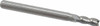 KYOCERA SGS 7/64", 21/64" LOC, 1/8" Shank Diam, 1-1/2" OAL, 4 Flute, Solid Carbide Square End Mill Single End, Uncoated, Spiral Flute, Centercutting, Right Hand Cut, Right Hand Flute, Series 1810 00581 - 70585765