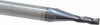KYOCERA SGS 1/16", 3/16" LOC, 1/8" Shank Diam, 1-1/2" OAL, 3 Flute, Solid Carbide Square End Mill Single End, AlTiN Finish, Spiral Flute, 30° Helix, Centercutting, Right Hand Cut, Right Hand Flute, Series 5 30814 - 67504050