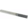 Supermill Square End Mills, Mill Diameter (Inch): 1/4, Mill Diameter (Decimal Inch): 0.2500, Number of Flutes: 6, Length of Cut (Inch): 3/4, Length of Cut (Decimal Inch): 0.7500, Material: Solid Carbide SM6F250 - 07296767