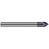 Harvey Tool 45° 1/8" Diam 1-1/2" OAL Pointed Engraving Cutters AlTiN Finish, 2 Flutes, Solid Carbide 987408-C3 - 61028650